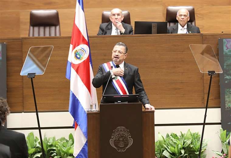 Repase aquí el discurso del presidente Rodrigo Chaves