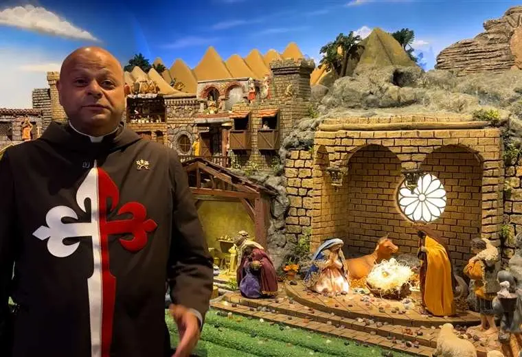 Un portal con luz, sonido y movimiento que invita a vivir la Navidad en familia