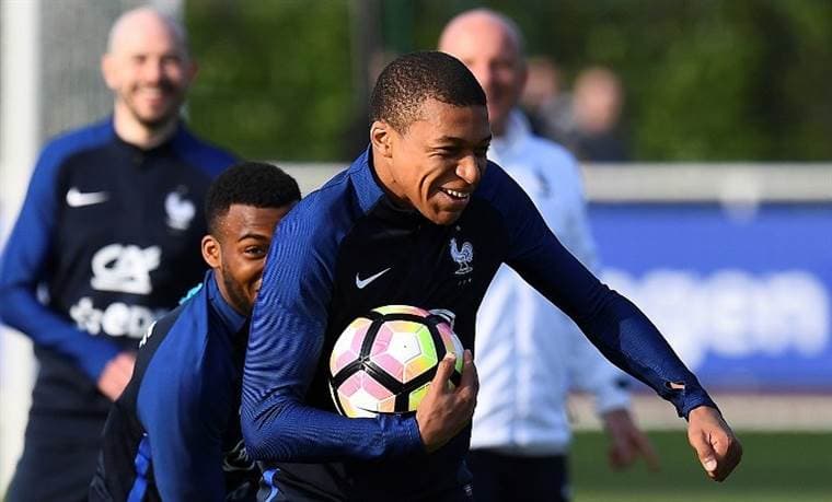 El delantero francés Kylian Mbappé.