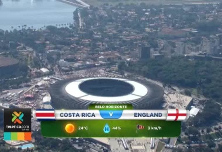 Costa Rica jugará contra Inglaterra el 7 de junio
