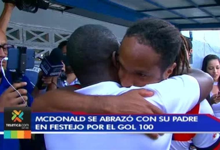 Jonathan McDonald se convirtió en el jugador número 33 en alcanzar los 100 goles