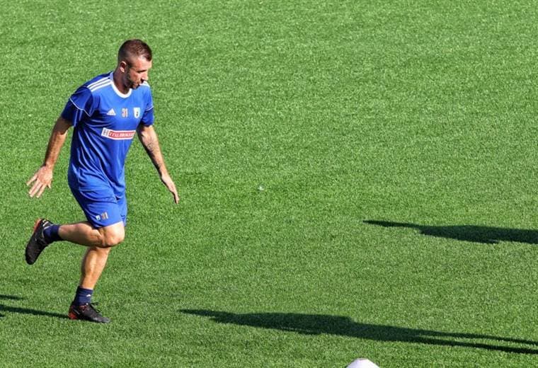 Antonio Cassano con el equipo Virtus Entella.|Virtus Entella