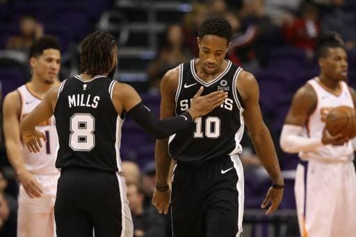 DeMar DeRozan de los San Antonio Spurs.|AFP