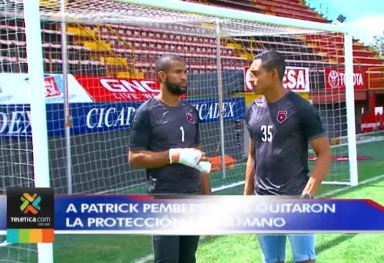 Patrick Pemberton ya empezó con su etapa final de la recuperación con trabajos en cancha