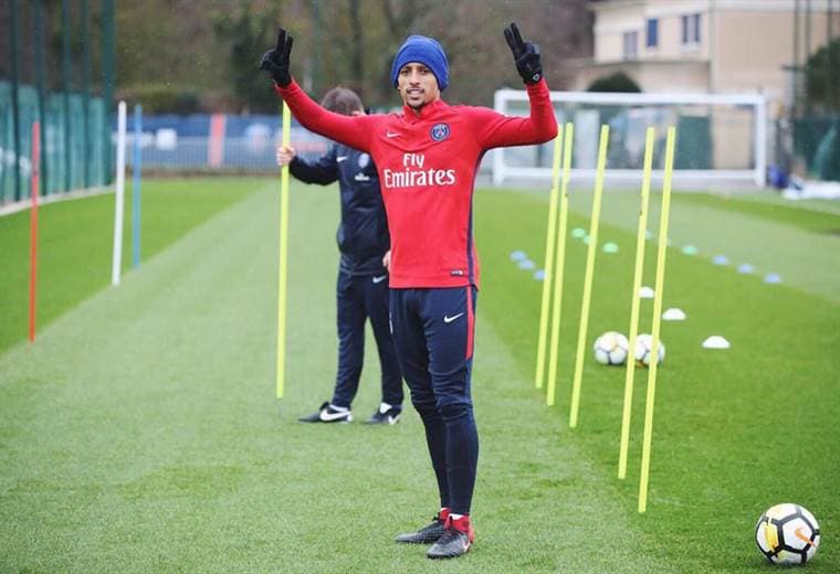 Marquinhos, defensor brasileño del PSG. 