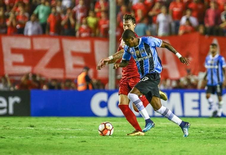 Gremio ante Independiente partido ida de la Recopa sudamericana 2018.|AFP