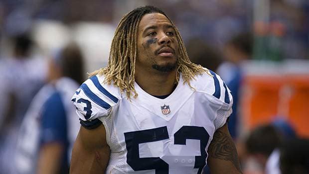 Edwin Jackson era jugador del equipo de los Colts de la NFL. 