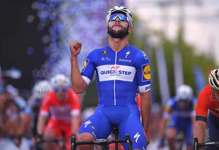 Fernando Gaviria, ciclista colombiano del Team Quick Step.