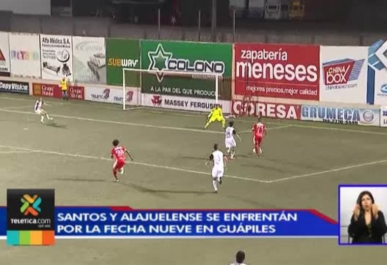 Santos busca aumentar su buena racha ante Liga Deportiva Alajuelense