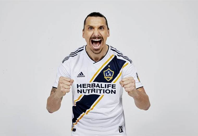 Zlatan Ibrahimovic, delantero del Galaxy de Los Ángeles.|AFP