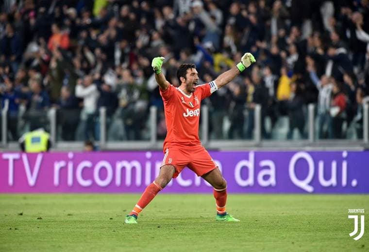 El legendario arquero de la Juventus de Turín Gianluigi Buffon.