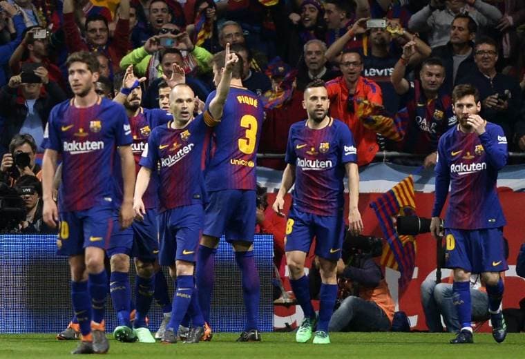 Barcelona sumó otra Copa del Rey. AFP