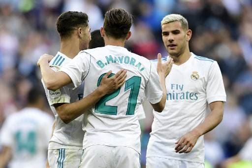 Celebración de los jugadores del Real Madrid.|AFP