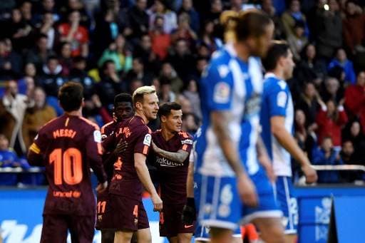 Barcelona derrotó al Deportivo La Coruña.|AFP