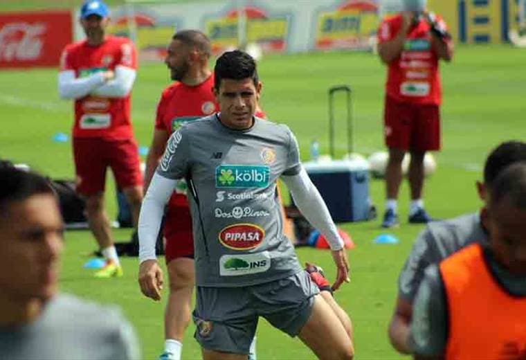 Johnny Acosta en el primer día de entrenamiento de La Sele