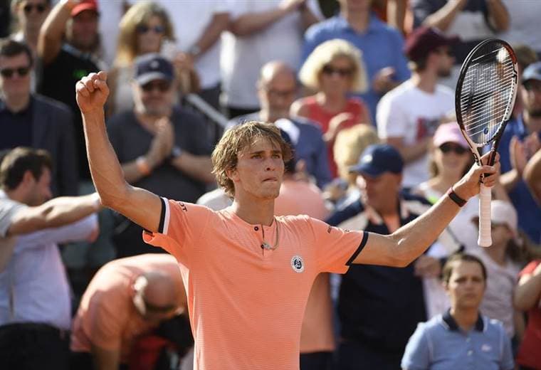 Alexander Zverev, tenista alemán.|AFP