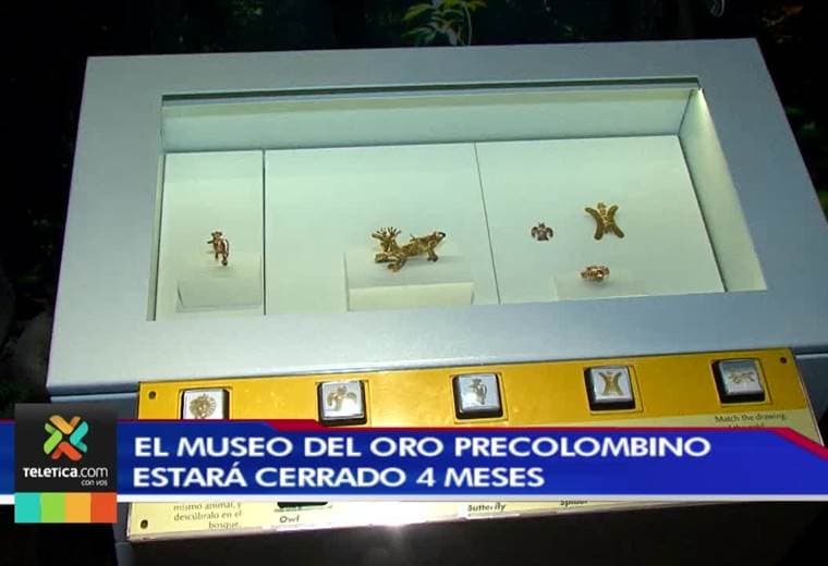 Museo de Oro Precolombino estará cerrado durante 4 meses por remodelaciones