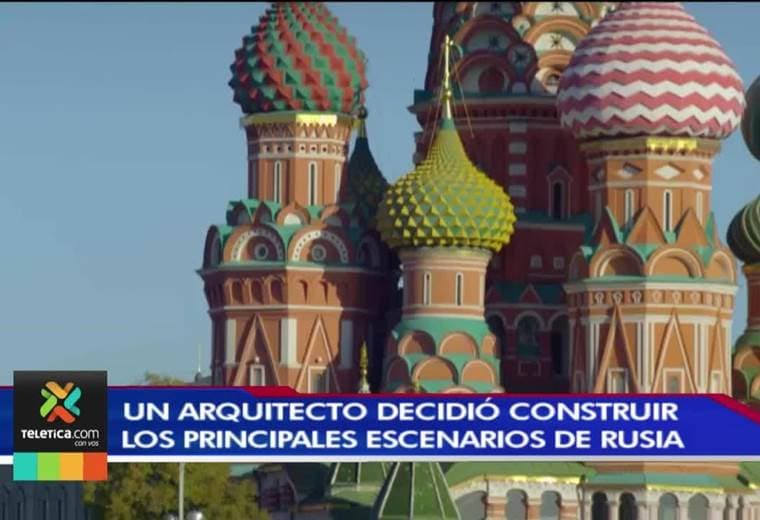 Un arquitecto decidió construir los principales escenarios de Rusia