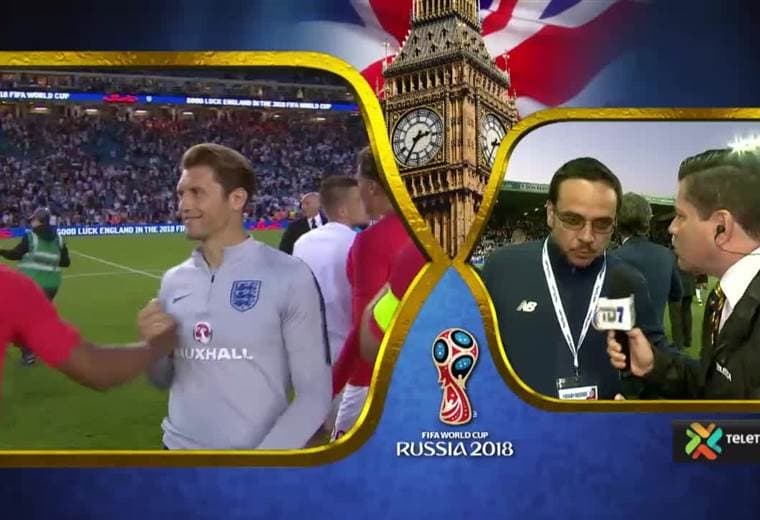 Entrevista sobre cambios durante el partido Inglaterra vs Costa Rica