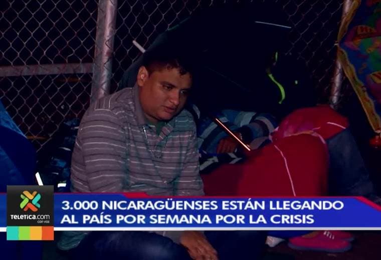 Gobierno instala albergues para recibir migrantes nicaragüenses tras crisis política en Nicaragua