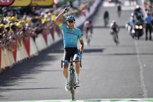 Ciclista Omar Fraile en el Tour de Francia 2018.|AFP