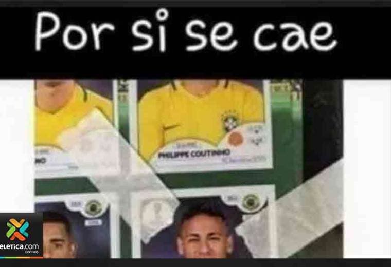  Neymar es el centro de las burlas tras la eliminación de Brasil