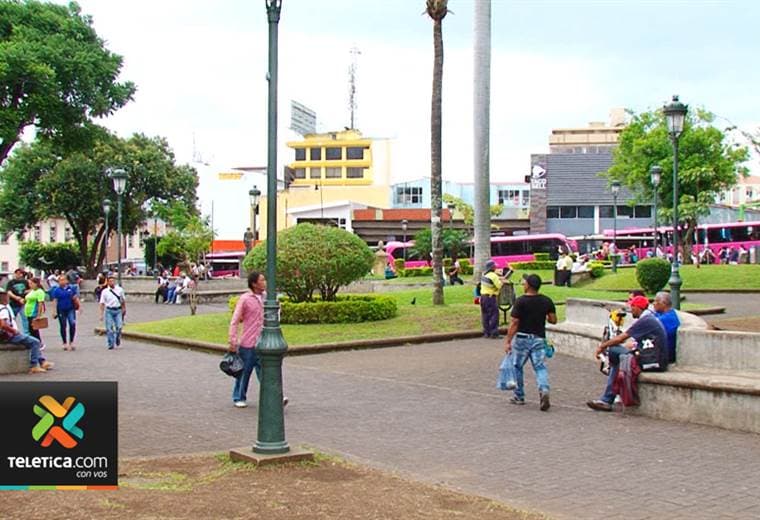 Parque La Merced en San José fue reabierto tras disturbios del fin de semana