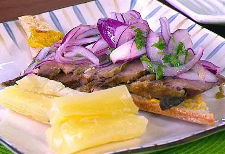 Receta: Cerdo al mojo cubano