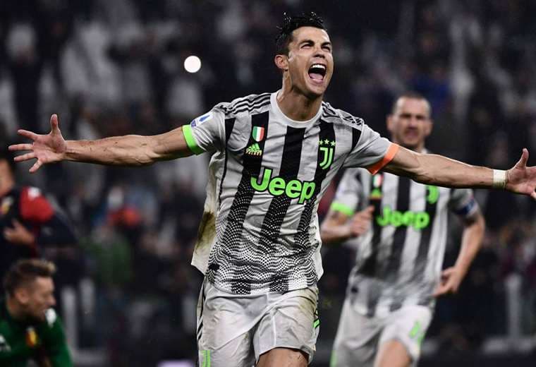 Cristiano Ronaldo celebra su gol con la Juventus | AFP