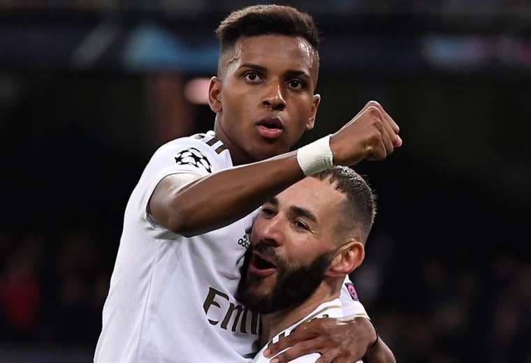 Rodrygo celebra el gol con el Real Madrid | AFP