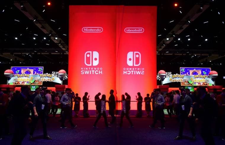 Nintendo Switch. AFP.