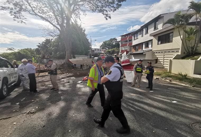 Caída de avioneta en las cercanías del aeropuerto Tobías Bolaños