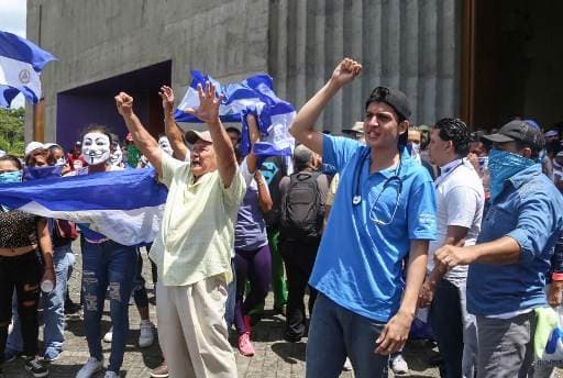 Crisis en Nicaragua. Foto AFP