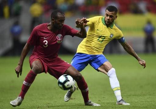 Catar enfrentó a Brasil en un amistoso | AFP
