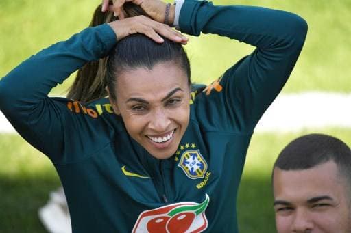 Marta, jugadora de Brasil | AFP