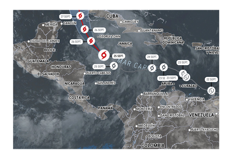 MOPT anuncia cuáles son las zonas de riesgo ante influencia de tormenta