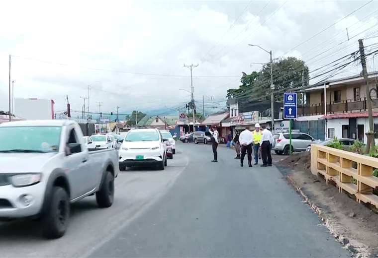 MOPT habilita espaldón en carretera de Taras para agilizar el tránsito