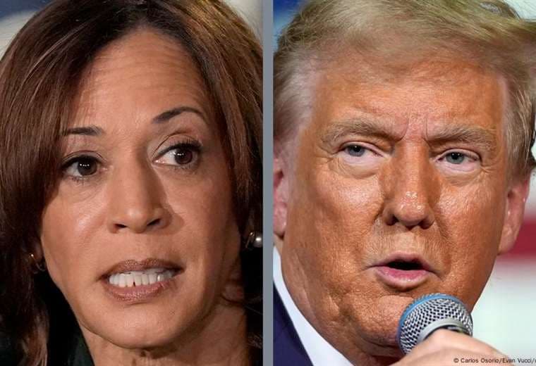 Harris y Trump recorren estados clave para intentar inclinar la balanza