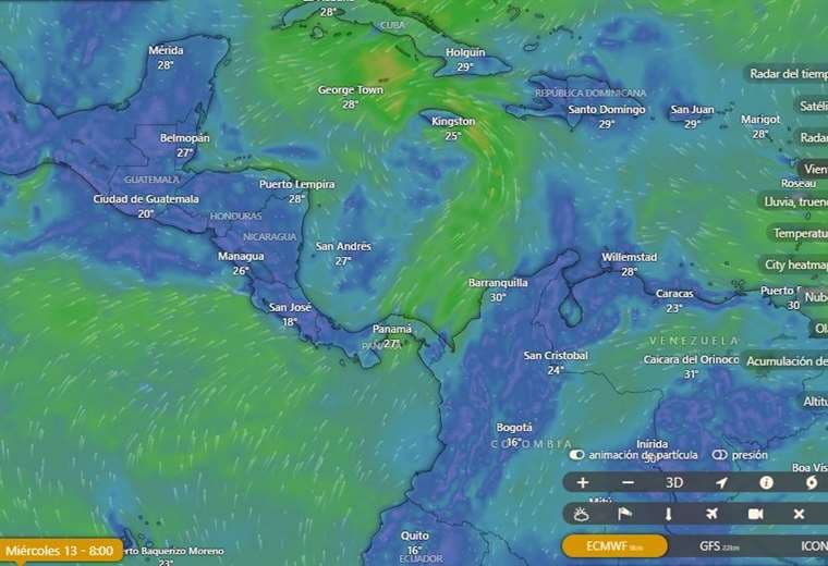 Siga aquí la onda tropical #46, que amenaza con convertirse en ciclón en las próximas horas