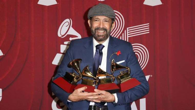 Juan Luis Guerra, Jorge Drexler, Luis Fonsi y Karol G premiados en los Latin Grammy