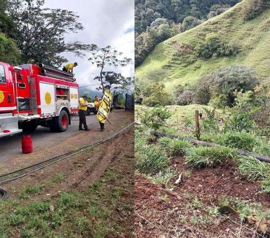 Carro cae a guindo dejando cinco heridos, tres en estado crítico