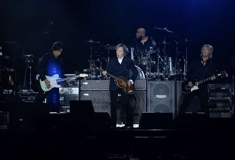 Ringo Starr acompañó a Paul McCartney en el cierre de su gira mundial en Londres