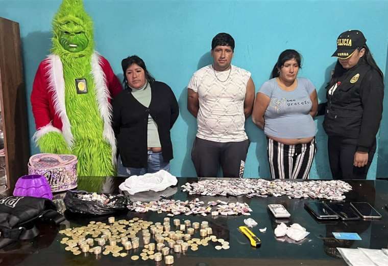 'El Grinch' se suma a la policía peruana antidrogas