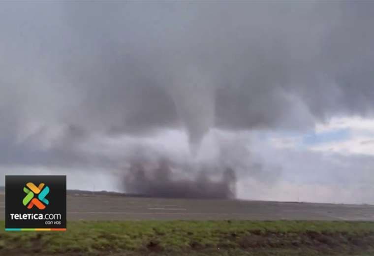 Tica en Texas: “Tuvimos 15 minutos antes de que llegara el tornado para refugiarnos”