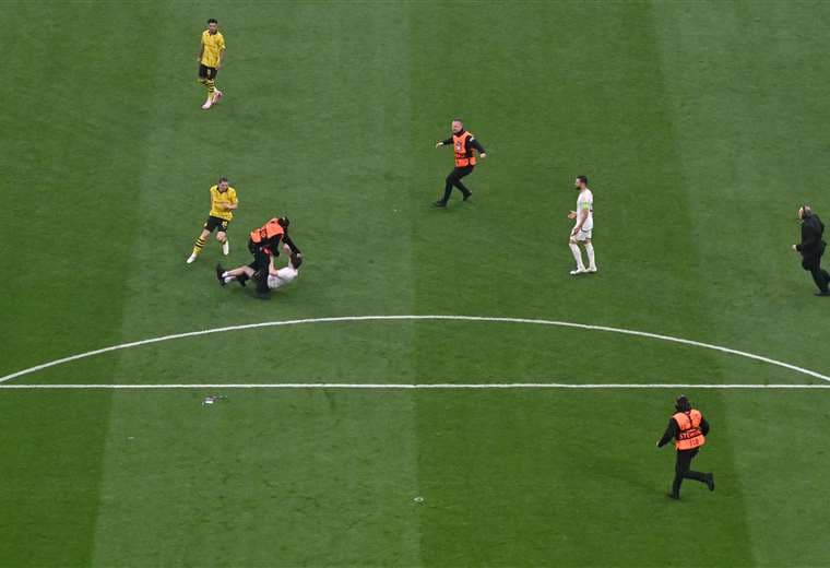 Detenciones en Wembley. AFP