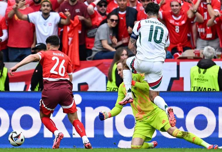 Suiza derrota a Hungría en la Eurocopa