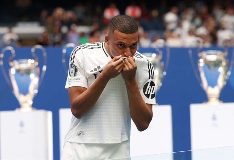 "Voy a dar la vida por este club", dice Mbappé en presentación con el Real Madrid