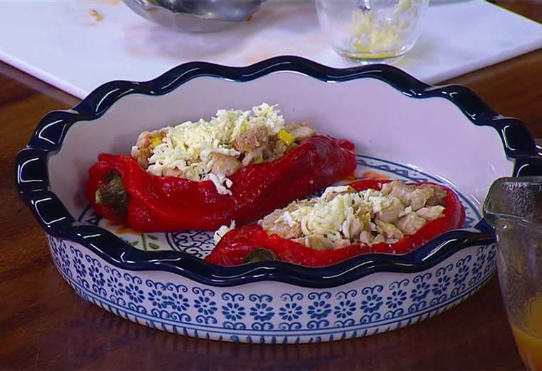 Receta: Chiles rellenos con cerdo