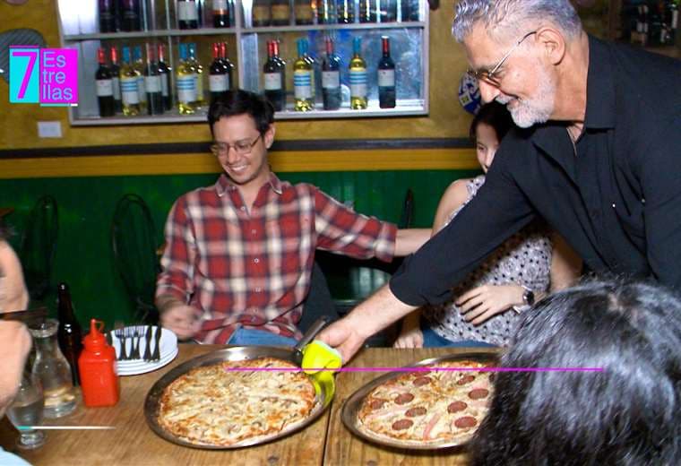 Pizza y tren: una curiosa combinación en Barrio Escalante