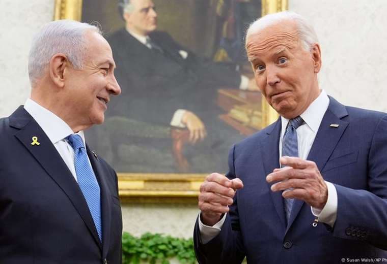 Biden aborda con Netanyahu "nuevos despliegues militares" para proteger a Israel de Irán